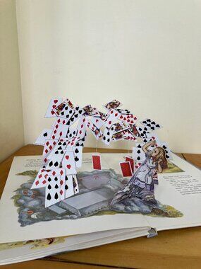 Alice's Adventures in Wonderland Pop-Up Book Hardcover Dell Yearling L. Carroll